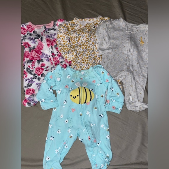 Pajamas Lot Of Baby Girls Preemie Sleepers Poshmark